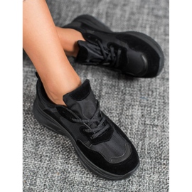 SHELOVET Zapatos deportivos negros 3