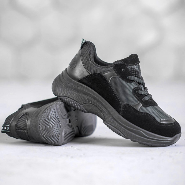 SHELOVET Zapatos deportivos negros 1