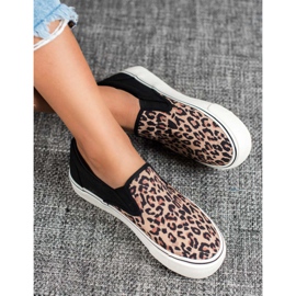 SHELOVET Slipons manchados negro multicolor 2