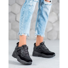 SHELOVET Zapatillas Moro Negras negro 2