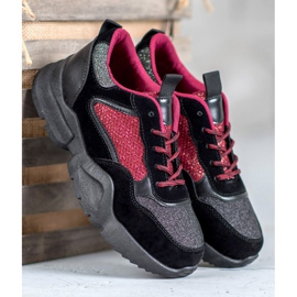 Muto Zapatos deportivos brillantes negro 4
