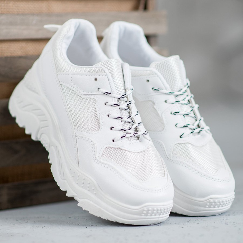 SHELOVET Zapatillas blancas blanco 1