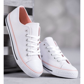 SHELOVET Zapatillas blancas blanco 2