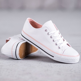 SHELOVET Zapatillas blancas blanco 3