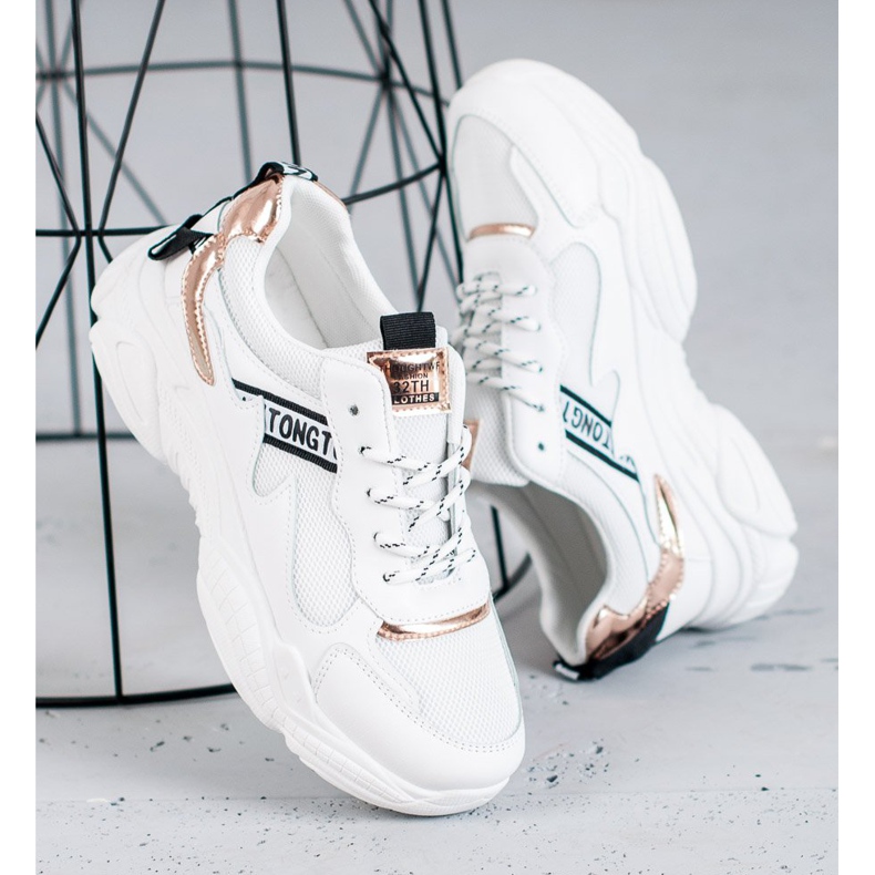 SHELOVET Calzado deportivo cómodo blanco 1