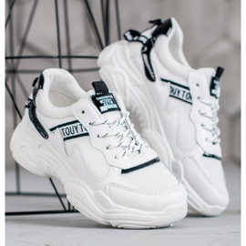 SHELOVET Calzado deportivo cómodo blanco 1