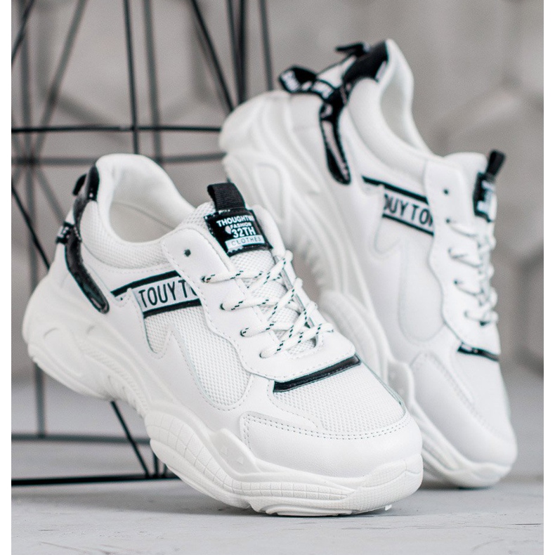 SHELOVET Calzado deportivo cómodo blanco 1