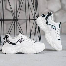 SHELOVET Calzado deportivo cómodo blanco 2