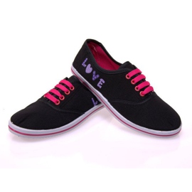 Zapatillas Con Tela 12D-130 Negra negro 3