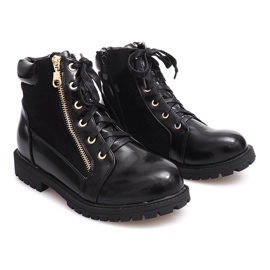 Botas Botas con Cordones 1551 Negro 1