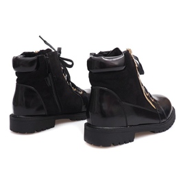 Botas Botas con Cordones 1551 Negro 2