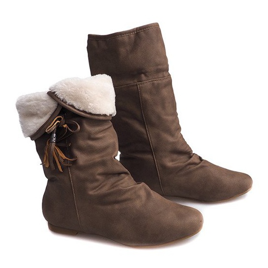 Botas cálidas Saszki XQ38 Khaki boots verde 1