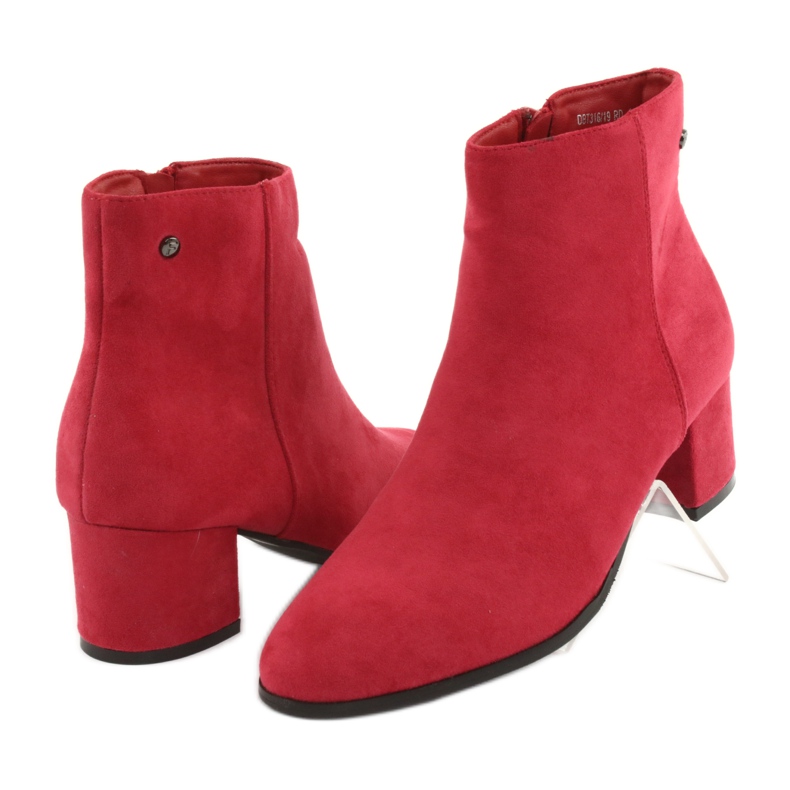 Botas Filippo 316 de ante rojo 3