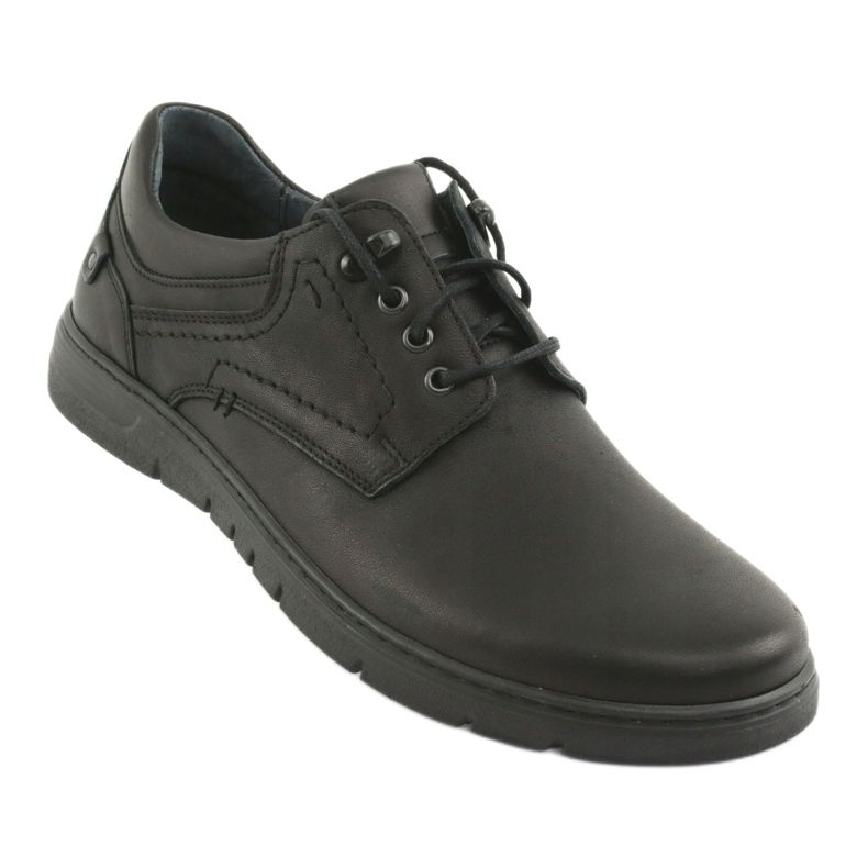 Zapatos con cordones de hombre Riko 902 negro 1