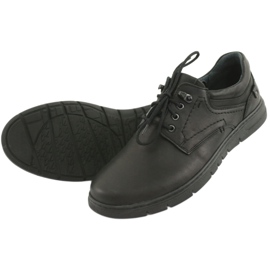 Zapatos con cordones de hombre Riko 902 negro 4