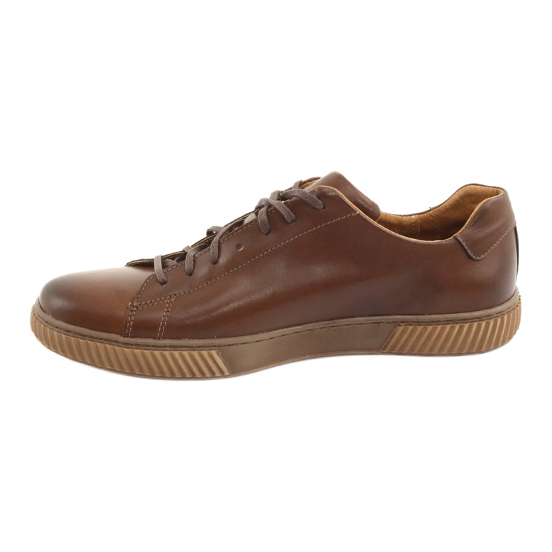 Riko Sports Leather Shoes 893 Brown marrón 2