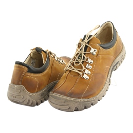 Zapatos camel para hombre Riko 904 crazy sunny beige 3