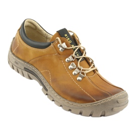 Zapatos camel para hombre Riko 904 crazy sunny beige 1
