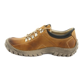 Zapatos camel para hombre Riko 904 crazy sunny beige 2