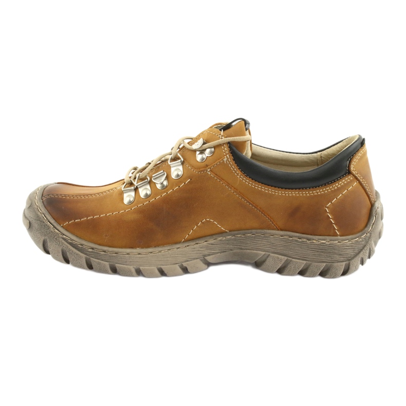 Zapatos camel para hombre Riko 904 crazy sunny beige 2