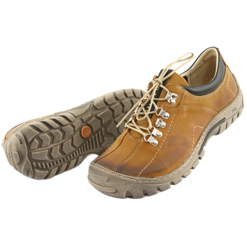 Zapatos camel para hombre Riko 904 crazy sunny beige 4
