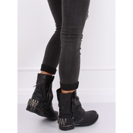 Botas militares negras LL-166P Black negro 1 Botas militares negras LL-166P Black negro 1