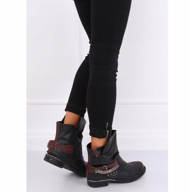 Botas militares negras LL-165P Black negro 1