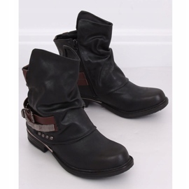 Botas militares negras LL-165P Black negro 4