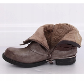 Botas militares grises LL-165P Khaki 3
