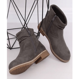 Gris Botas grises para mujer W862 Gris 1