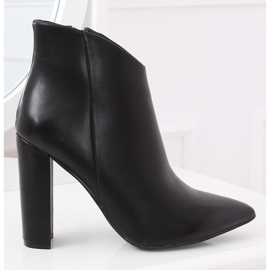 Botas negras de tacón NS059P Black negro 1