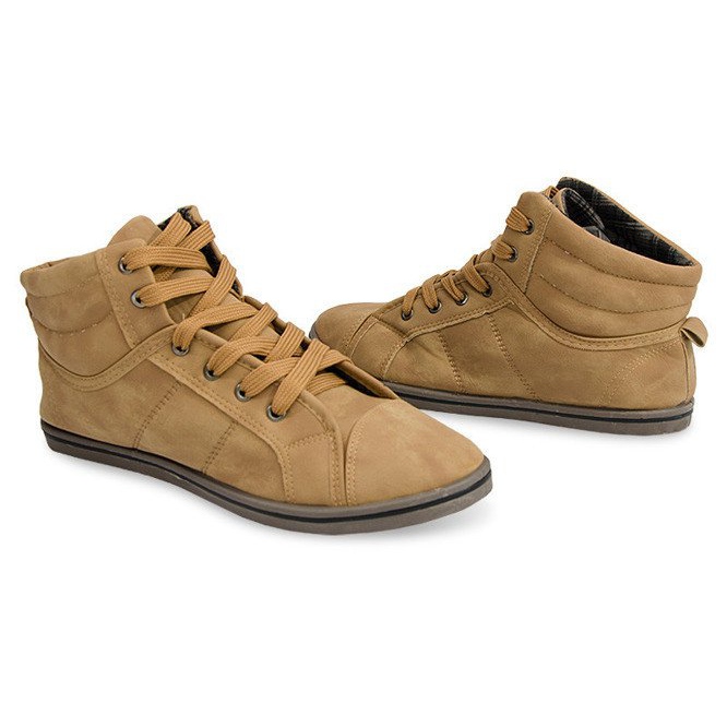 Zapatillas Altas Konwers TD010 Camel marrón 1