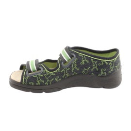 Calzado infantil befado 869Y131 gris verde 3