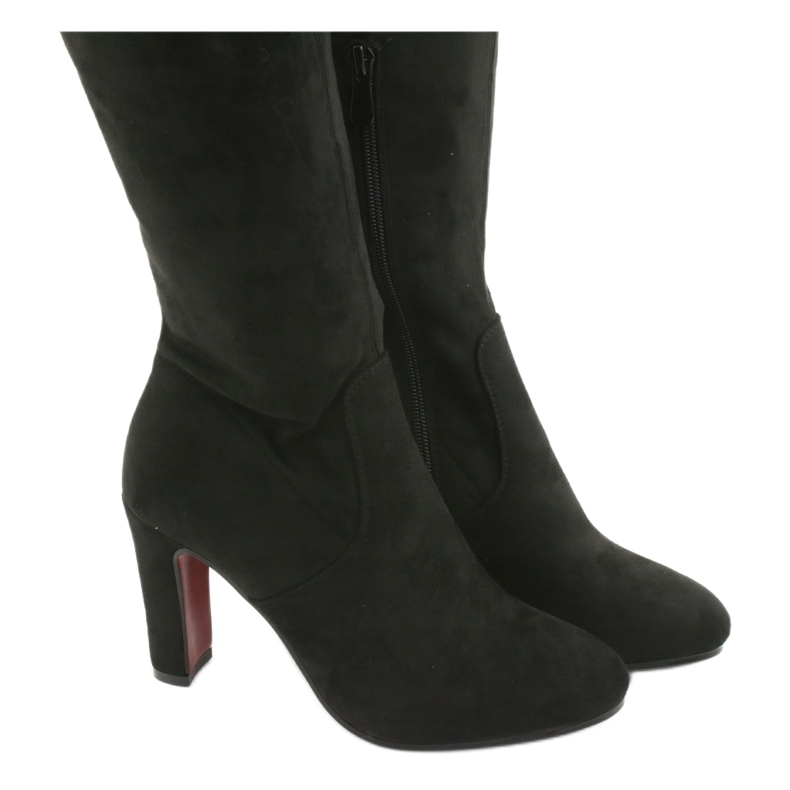 Botas negras elásticas por encima de la rodilla Filippo 996 negro 4