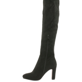 Botas negras elásticas por encima de la rodilla Filippo 996 negro 2