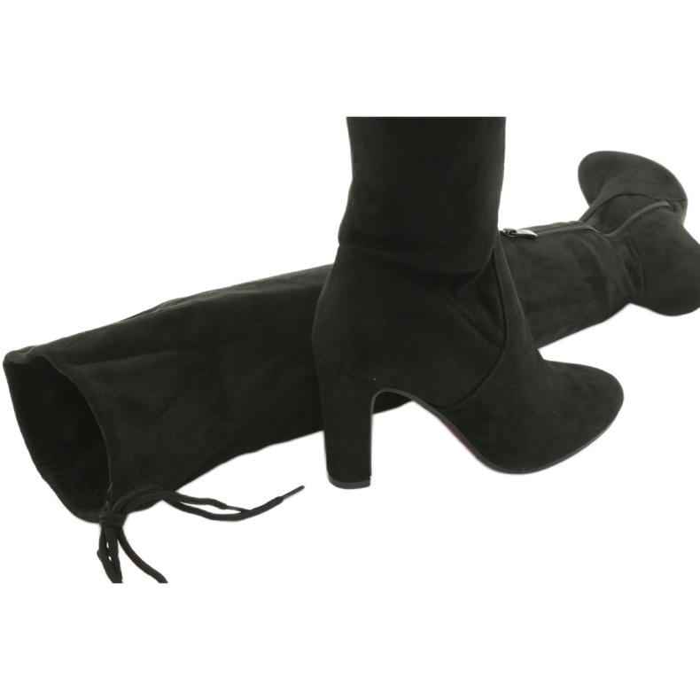 Botas negras elásticas por encima de la rodilla Filippo 996 negro 5