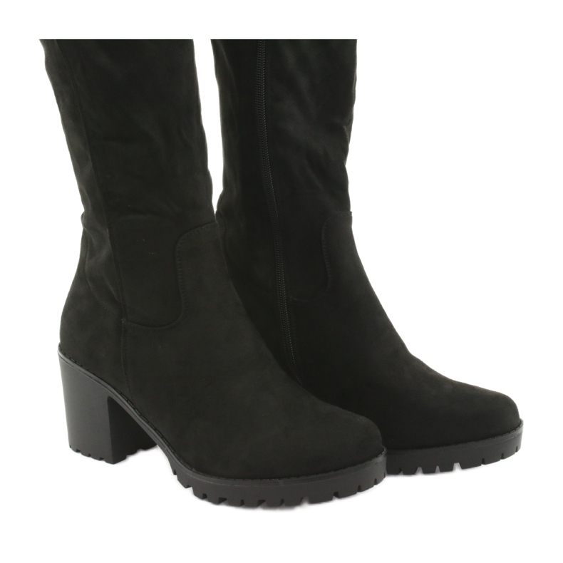 Botas Tacón Stretch Filippo 524 negro 3