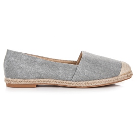 Bestelle Alpargatas Con Brillo gris 3