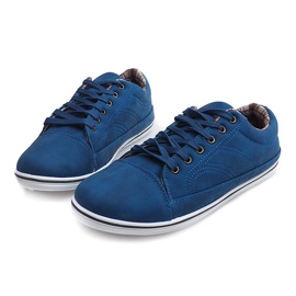 Zapatillas altas de moda TL345 Azul marino 4