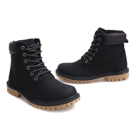Botas de madera de otoño B788 Negro 1 Botas de madera de otoño B788 Negro 1