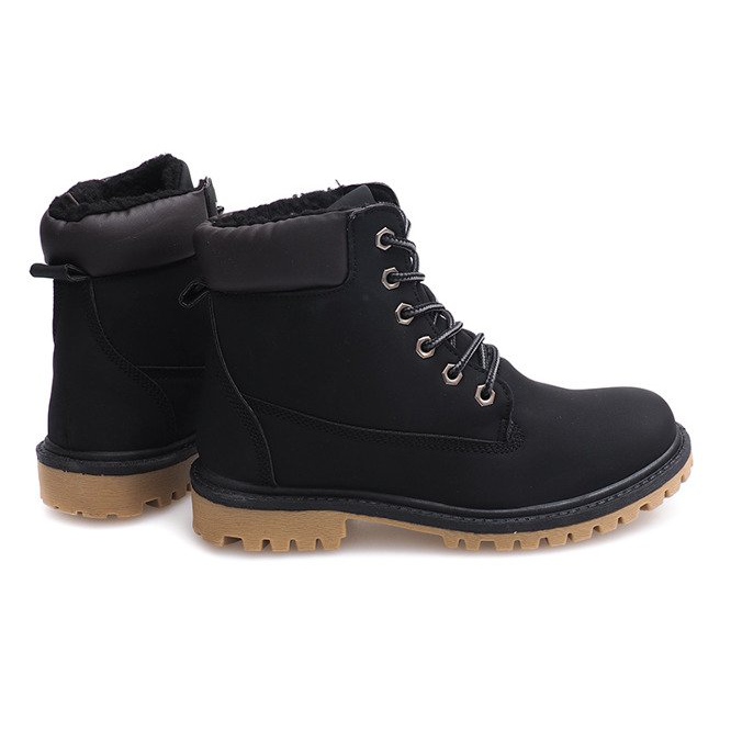 Botas de madera de otoño B788 Negro 2 Botas de madera de otoño B788 Negro 2