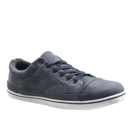 Zapatillas altas de moda TL345 Azul marino 1