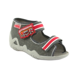 Calzado infantil befado 250P089 rojo gris 2