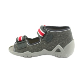 Calzado infantil befado 250P089 rojo gris 3