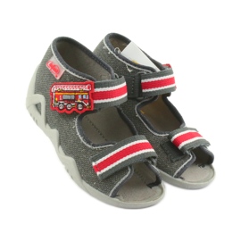 Calzado infantil befado 250P089 rojo gris 5
