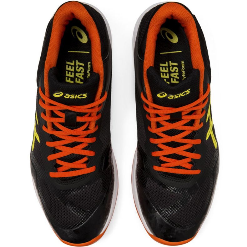 Zapatillas de voleibol Asics Netburner Ballistic Ff Mt M 1051A003 003 negro negro 1