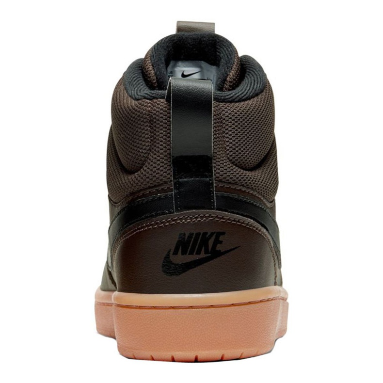 Bota Nike Court Borough Mid 2 (GS) Jr BQ5440-200 negro 1