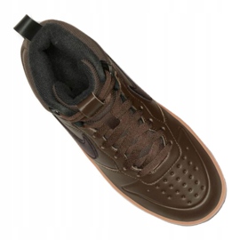 Bota Nike Court Borough Mid 2 (GS) Jr BQ5440-200 negro 2