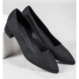 Seastar Bombas de tacón plano negro 2