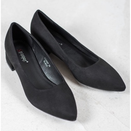 Seastar Bombas de tacón plano negro 3